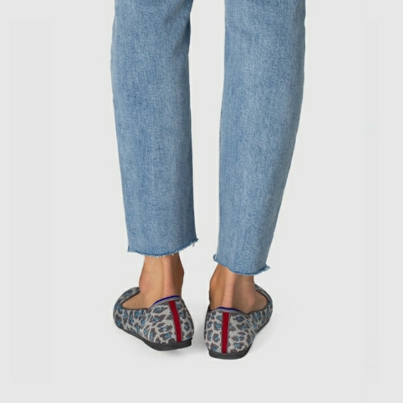 Rothy's Round Grey Spotted Flats - Picture 3 of 8